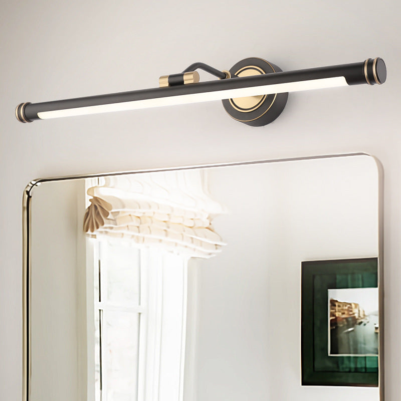 Modern Style Tube Vanity Wall Lights Metal 1 Light Vanity Mirror Lights