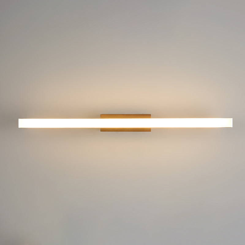 1 luces de pared de tocador lineal ligero luces de espejo de tocador de madera de estilo moderno
