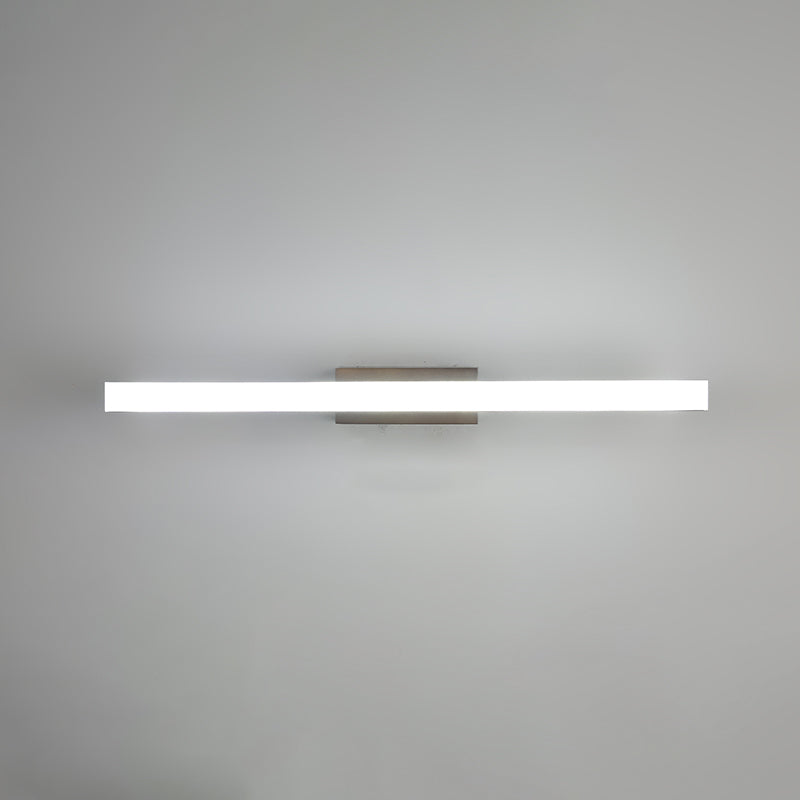 1 luces de pared de tocador lineal ligero luces de espejo de tocador de madera de estilo moderno
