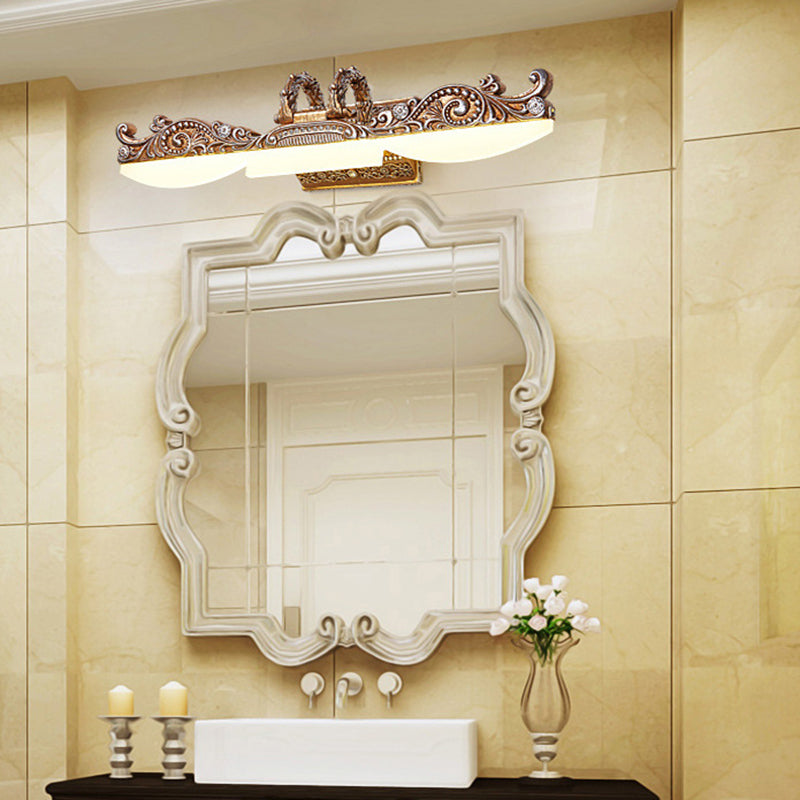 Slim Lineal Splique Simple acrílico Batio LED LEACHING de tocador de tocador