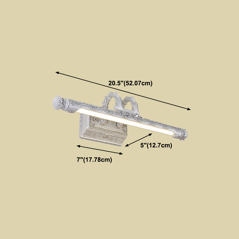Slim Lineal Splique Simple acrílico Batio LED LEACHING de tocador de tocador