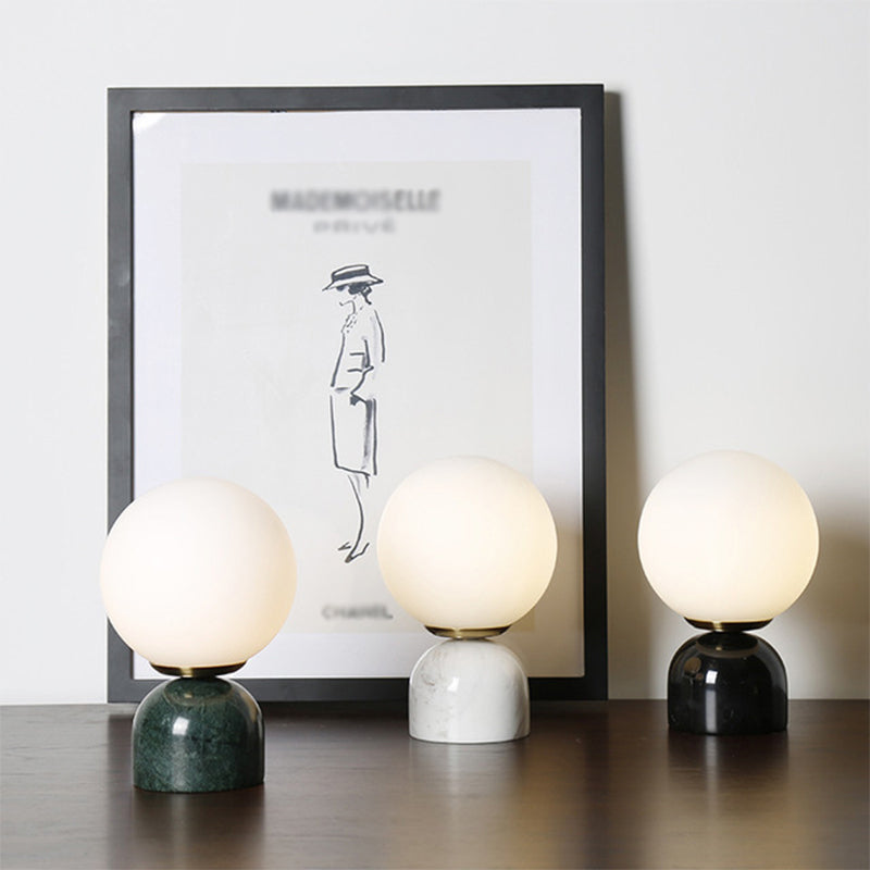 1 Light Geometric Night Table Lamp Modern Style Glass Table Lamps