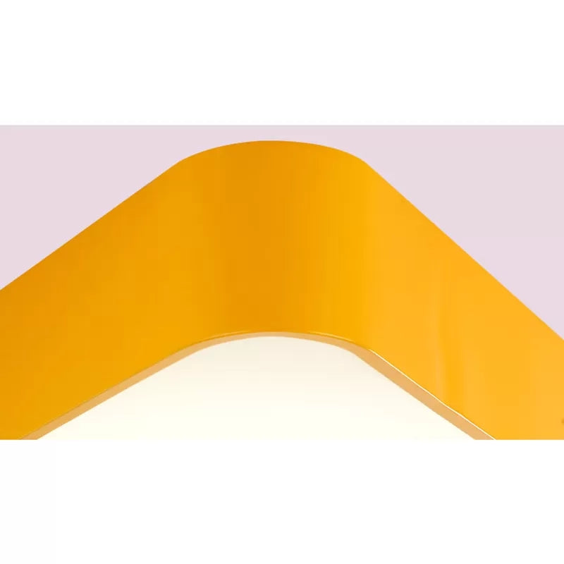 Slanke driehoekige LED-inbouwlamp van acrylmetaal in moderne stijl