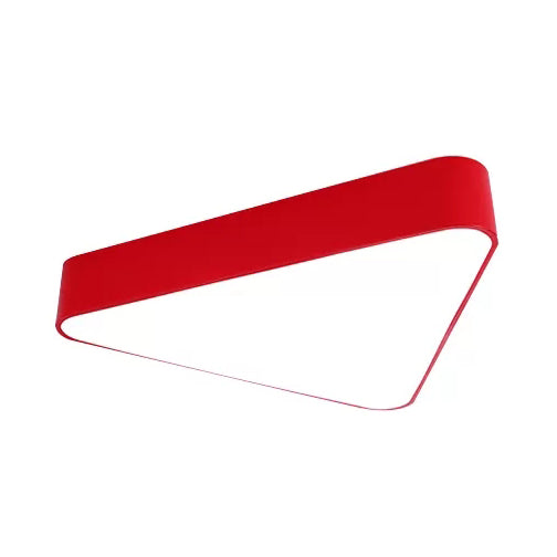 Slanke driehoekige LED-inbouwlamp van acrylmetaal in moderne stijl