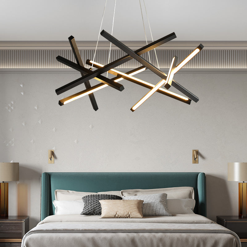 Accesorio de lámpara de lámpara de lámpara múltiple simple Luz colgante de lámparas LED para dormitorio
