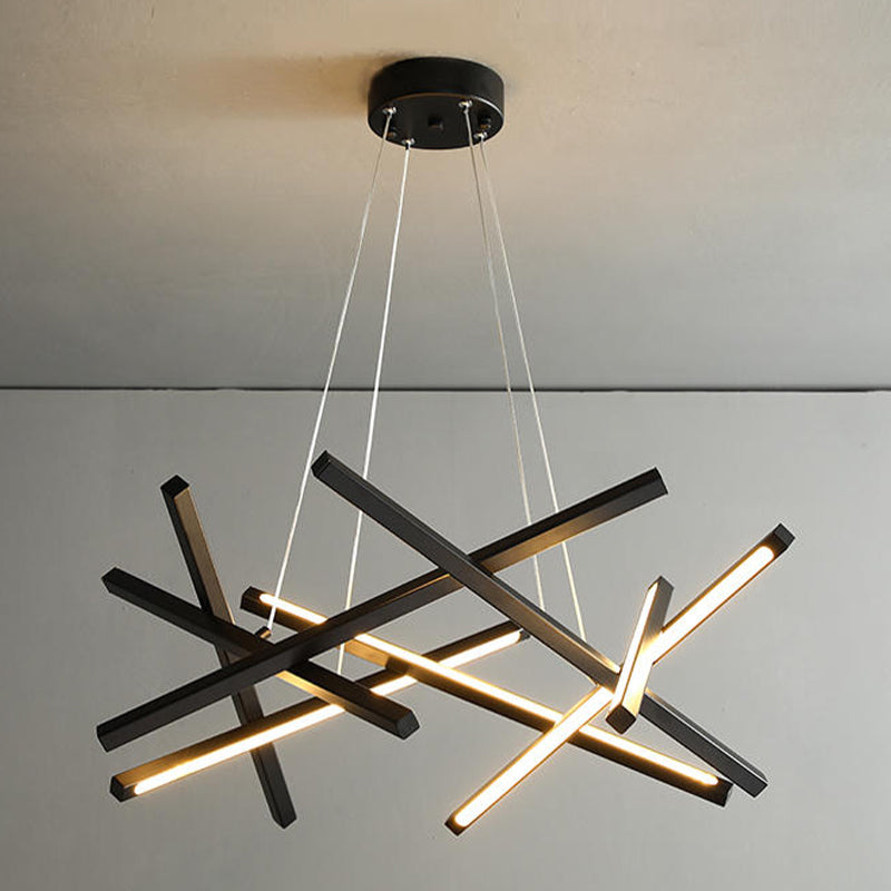 Einfache Multi -Leuchtleuchter -Beleuchtung LED LED Kronleuchter Anhänger Licht für Schlafzimmer