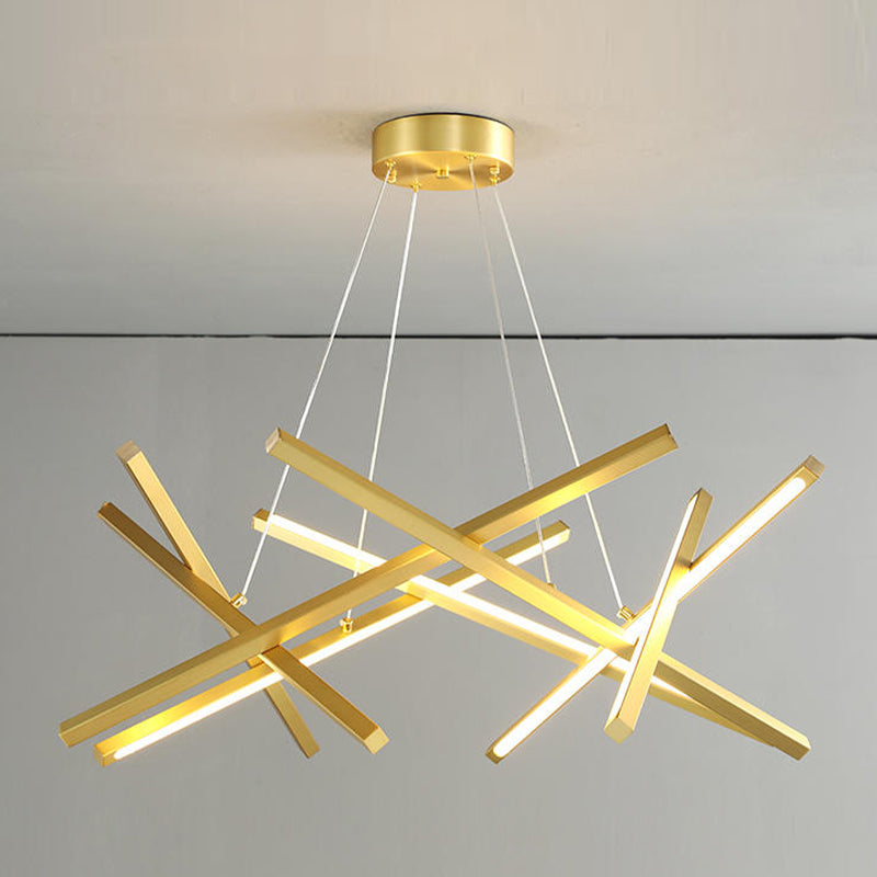 Einfache Multi -Leuchtleuchter -Beleuchtung LED LED Kronleuchter Anhänger Licht für Schlafzimmer