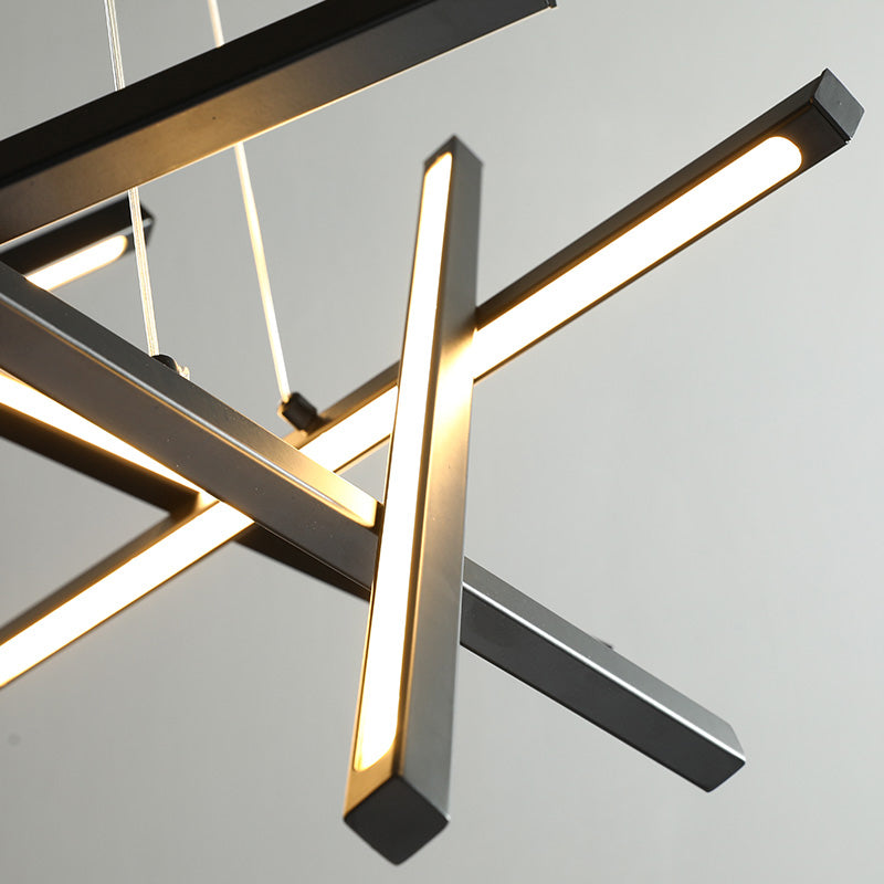 Accesorio de lámpara de lámpara de lámpara múltiple simple Luz colgante de lámparas LED para dormitorio