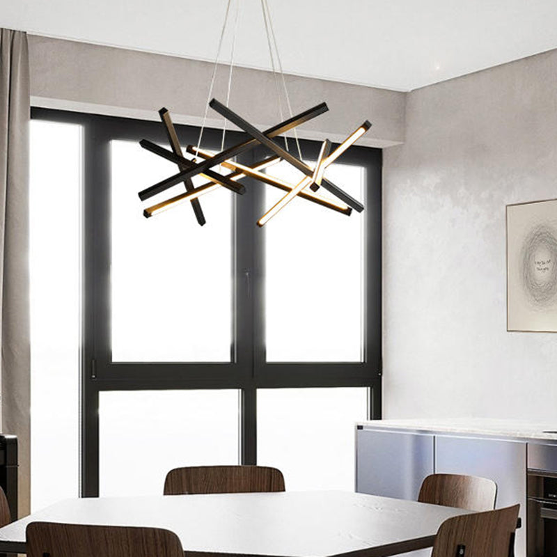Accesorio de lámpara de lámpara de lámpara múltiple simple Luz colgante de lámparas LED para dormitorio