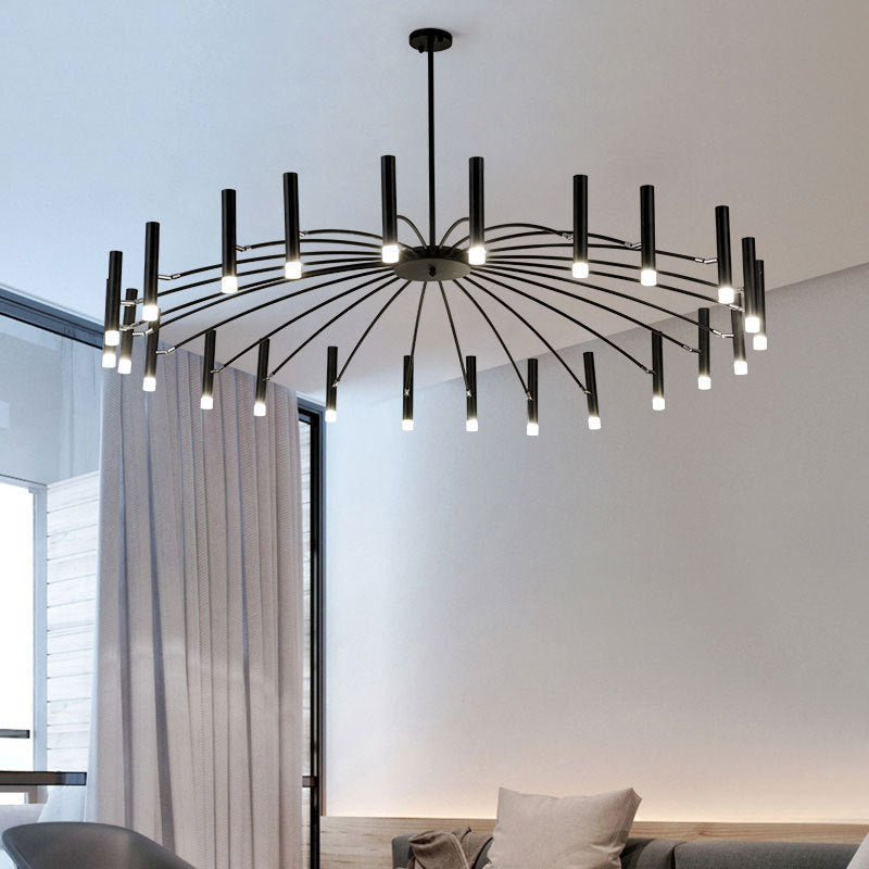 Verstellbarer moderner Kronleuchterbeleuchtung Metallheizlicht für Wohnzimmer
