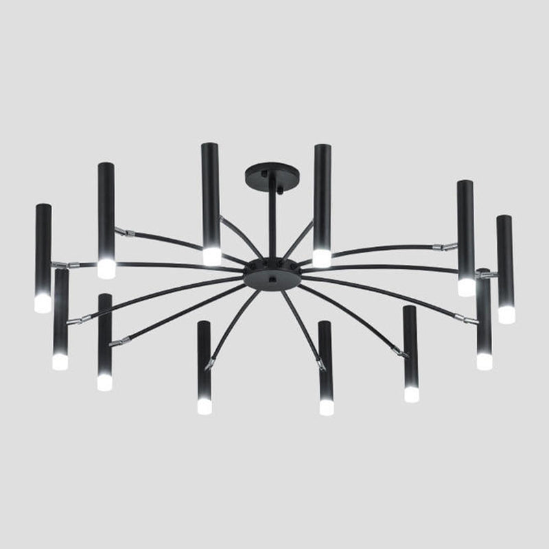 Verstellbarer moderner Kronleuchterbeleuchtung Metallheizlicht für Wohnzimmer