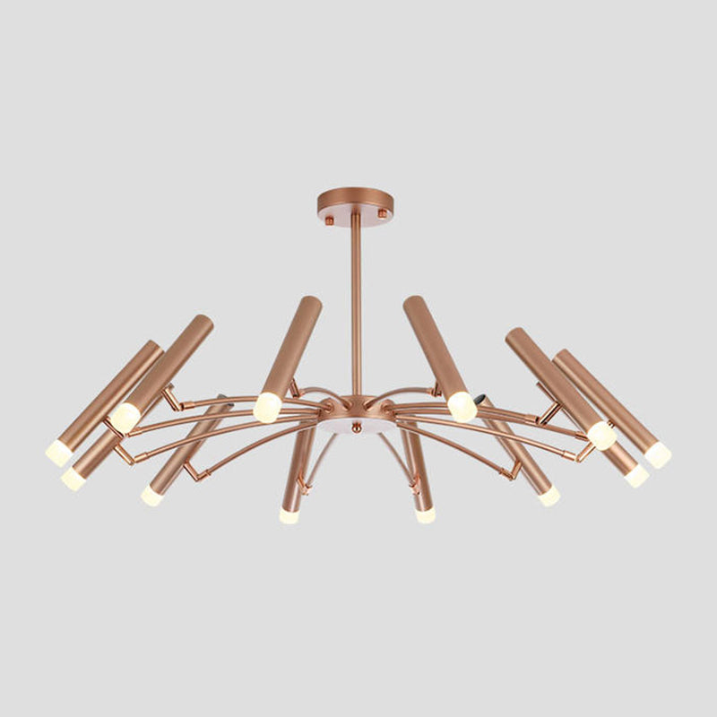 Verstellbarer moderner Kronleuchterbeleuchtung Metallheizlicht für Wohnzimmer