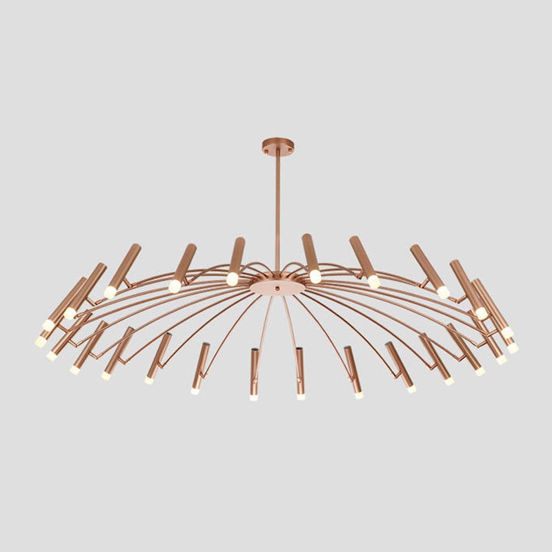 Verstellbarer moderner Kronleuchterbeleuchtung Metallheizlicht für Wohnzimmer