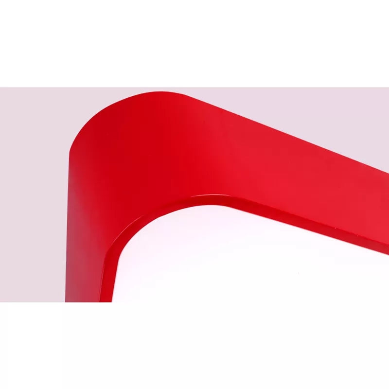 Slanke driehoekige LED-inbouwlamp van acrylmetaal in moderne stijl