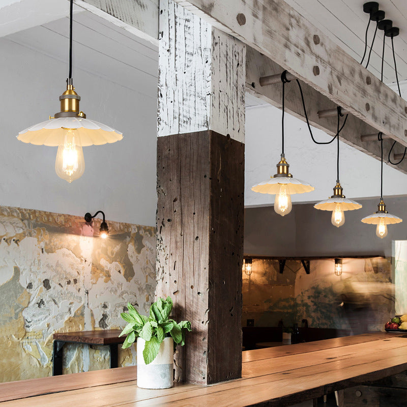 Suspension Pendant Light Industrial-Style Metal Hanging Ceiling Light