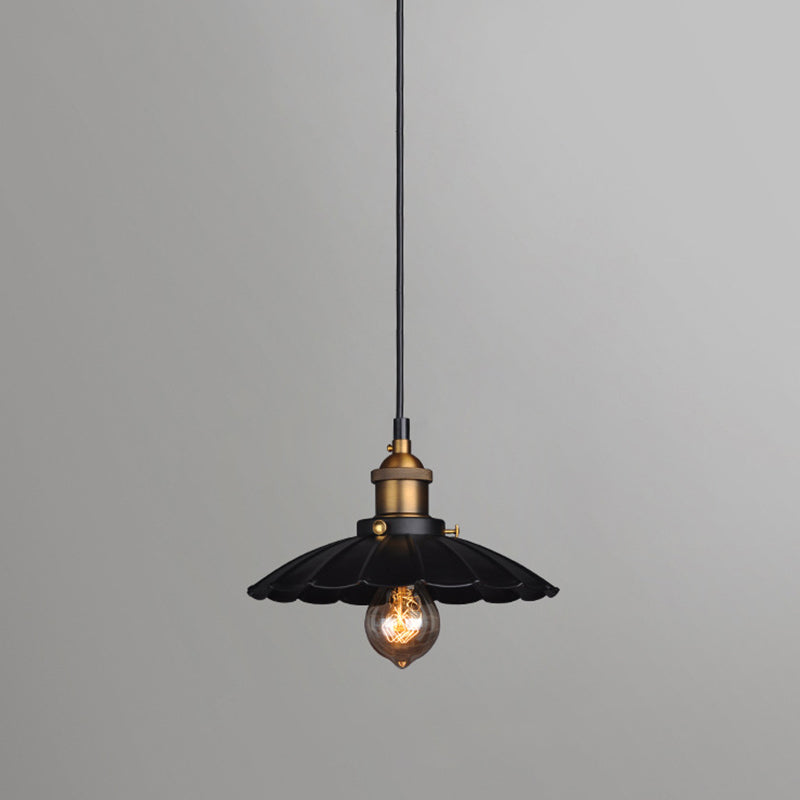 Suspension Pendant Light Industrial-Style Metal Hanging Ceiling Light