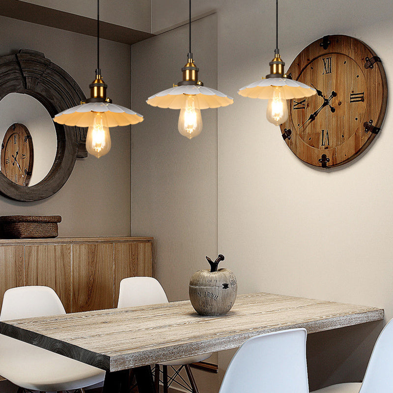 Suspension Pendant Light Industrial-Style Metal Hanging Ceiling Light