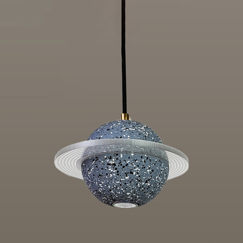 Modern Style Spherical Shape Pendant Lighting Cement Pendant Light for Bedroom