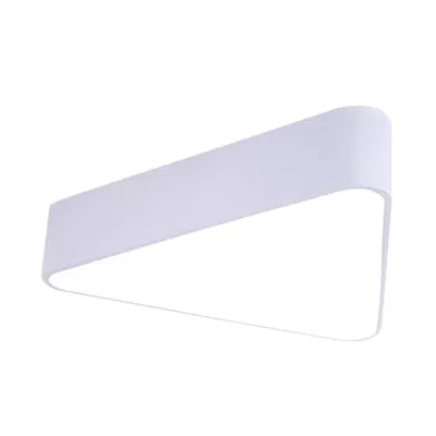 Slanke driehoekige LED-inbouwlamp van acrylmetaal in moderne stijl