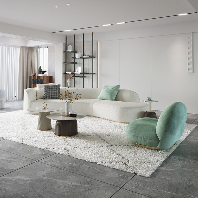 Divano posteriore a miscela in poliestere ultramoderna 27,56 "di divano ad alto smoking