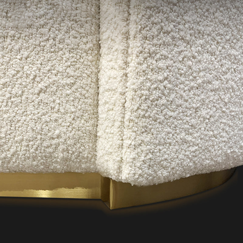 Divano posteriore a miscela in poliestere ultramoderna 27,56 "di divano ad alto smoking