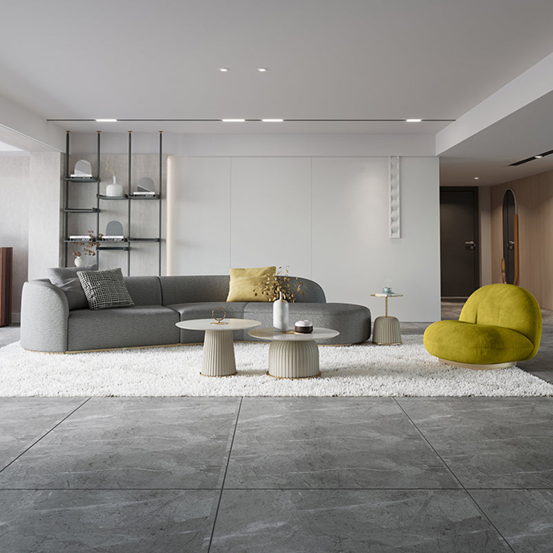 Divano posteriore a miscela in poliestere ultramoderna 27,56 "di divano ad alto smoking