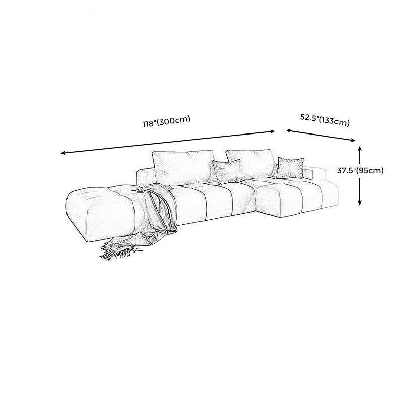 American Traditional Faux Leather Cushions Sofa 37.4"High Square Arm Sofa,White
