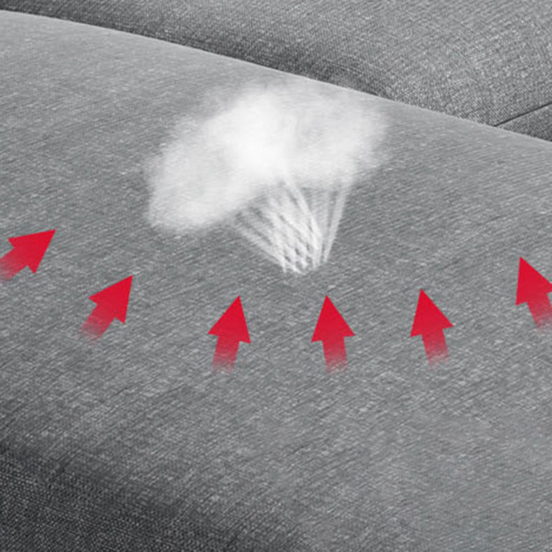 Contemporary 3 Pieces Sectional Sofa 72.83" Wide 35.43" High