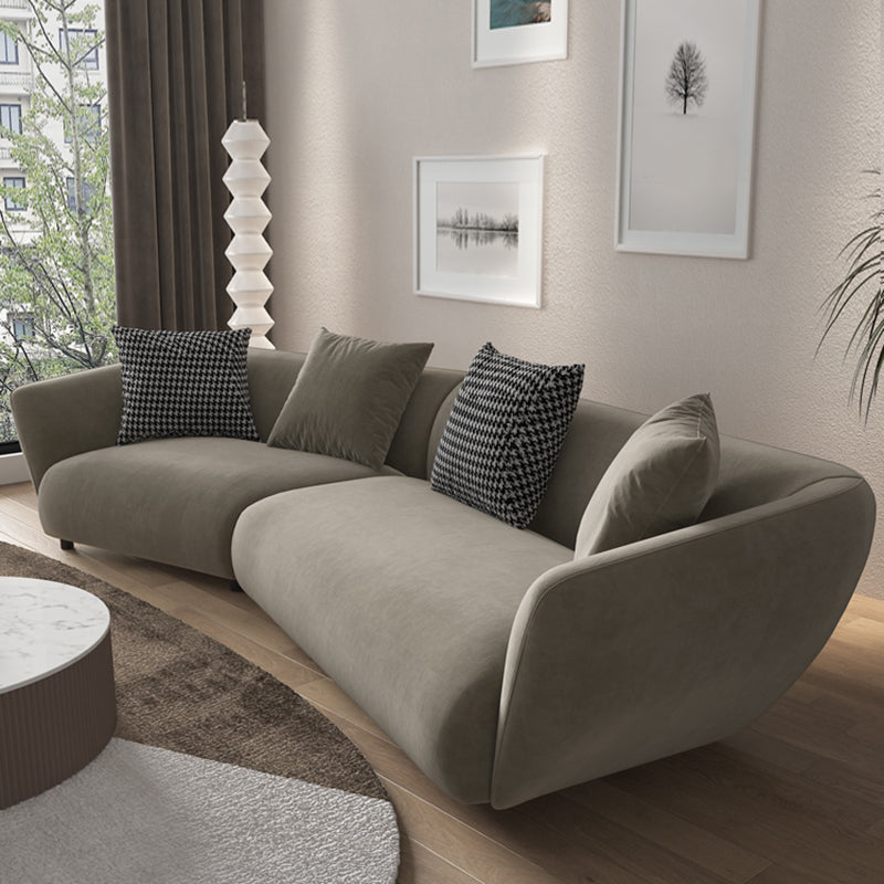 28.3" Linen/Microfiber/Faux Leather Square Arm Sofa& Chaise Lounge for Living Room