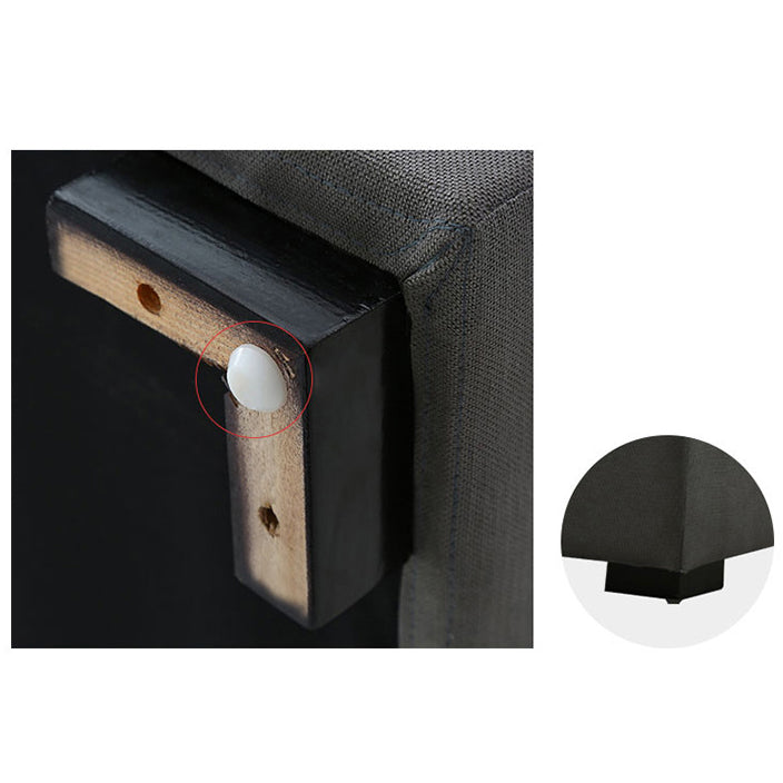 Assembled 3-seater Sofa and Chaise Recessed Arm Settee Furniture