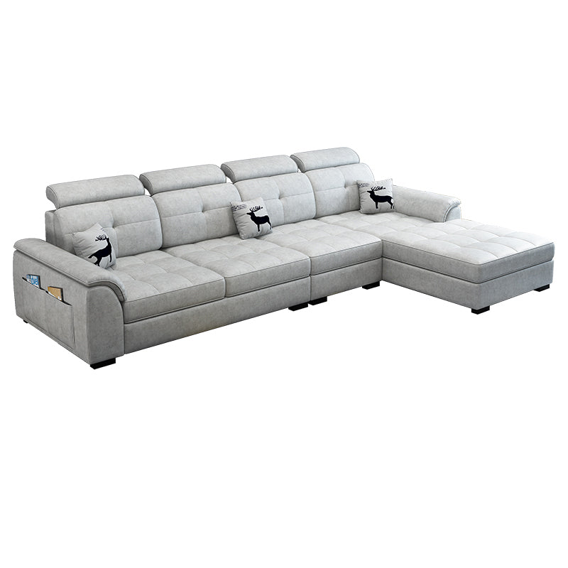 133,07 "D x 70,86" W x 35,43 "divano braccio top cuscino H con cuscini a sostegno regolabile