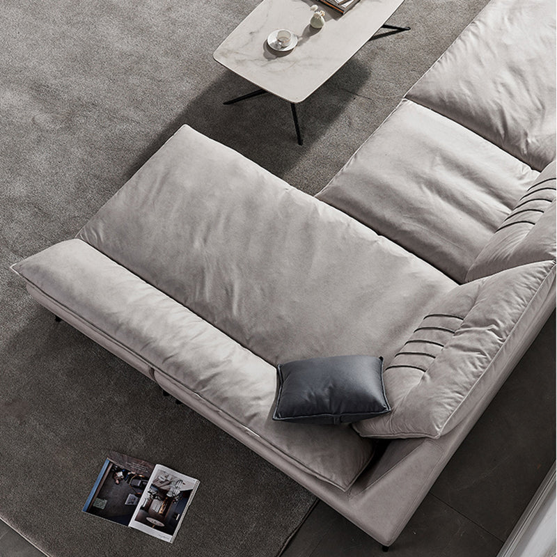 Contemporary Cushions Sofa 39.37"High Flared Arm Stain Resistant Sofa