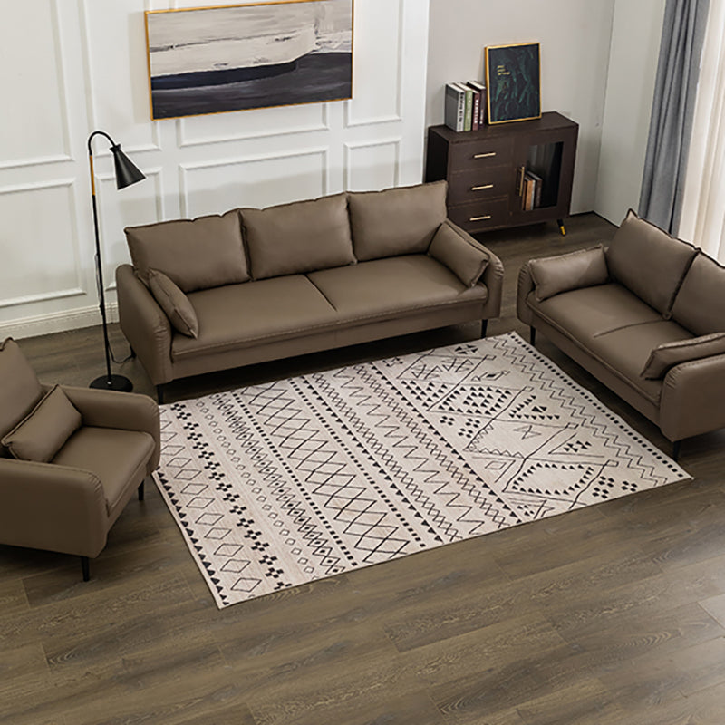 Coussins en cuir faux