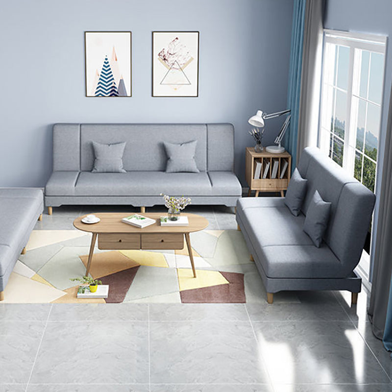Canapé-lit convertible scandinave 31,5 "High Armless Settee