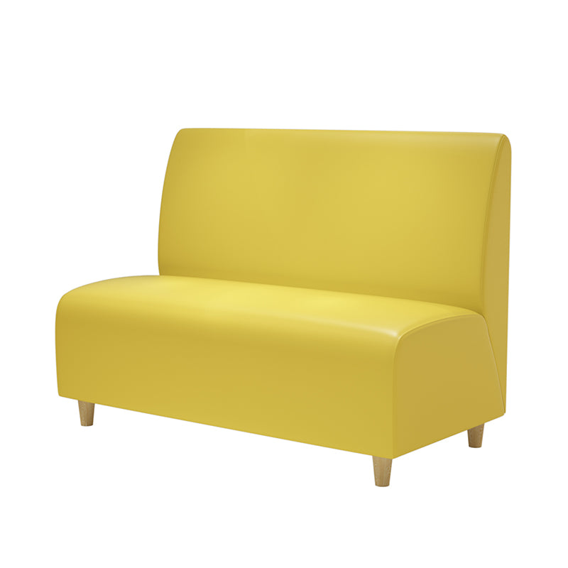Divano glam contemporaneo oro 47,27 "d x 25,59" w x 33,46 "divano a 2 posti per ristorante