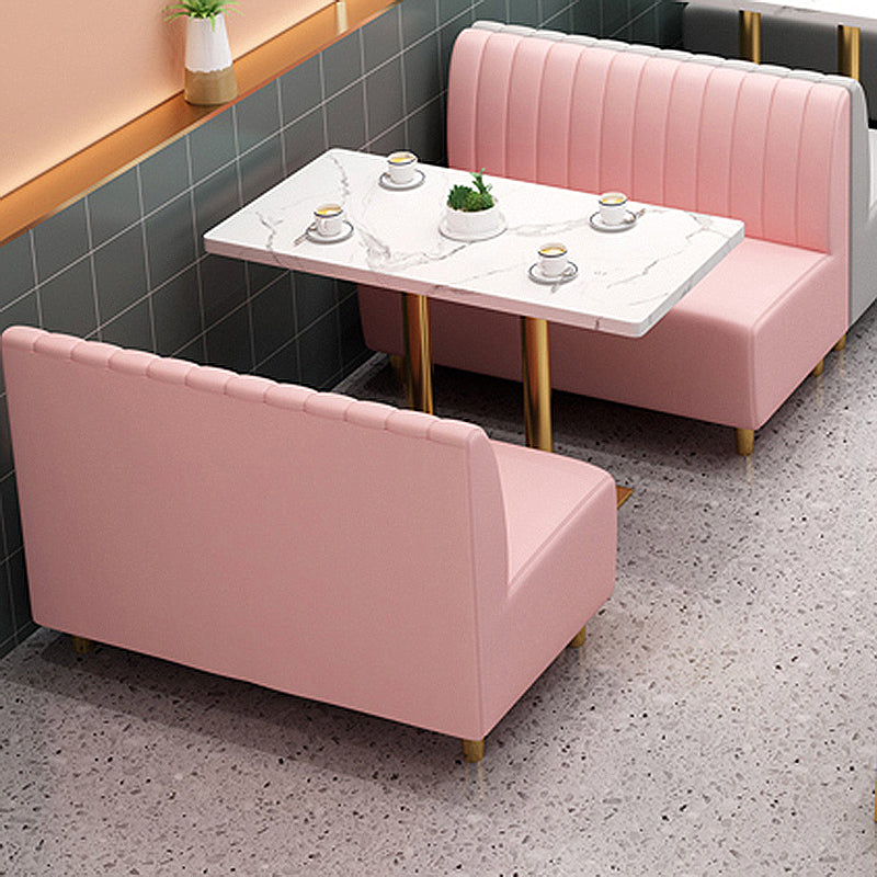 Divano glam contemporaneo oro 47,27 "d x 25,59" w x 33,46 "divano a 2 posti per ristorante