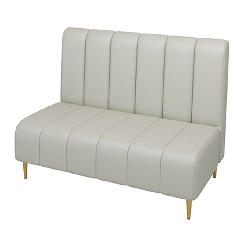 Divano glam contemporaneo oro 47,27 "d x 25,59" w x 33,46 "divano a 2 posti per ristorante