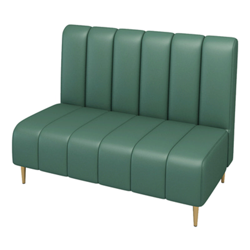 Divano glam contemporaneo oro 47,27 "d x 25,59" w x 33,46 "divano a 2 posti per ristorante