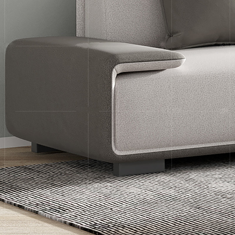 29.52"H Faux Leather Stain Resistant Pillow Top Arm Sofa for Living Room