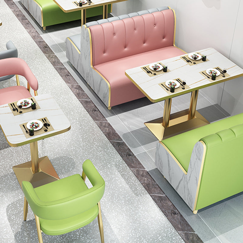 47.27"D x 25.59"W x 33.46"H Contemporary Glam 2-seat Sofa for Restaurant