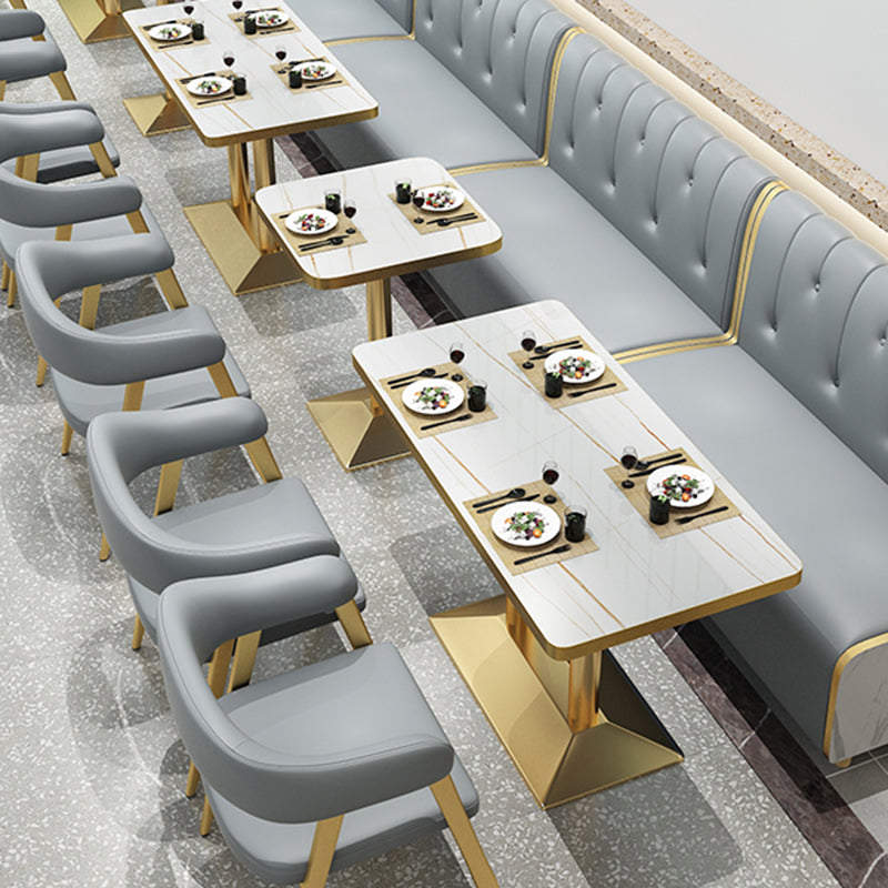 47.27"D x 25.59"W x 33.46"H Contemporary Glam 2-seat Sofa for Restaurant