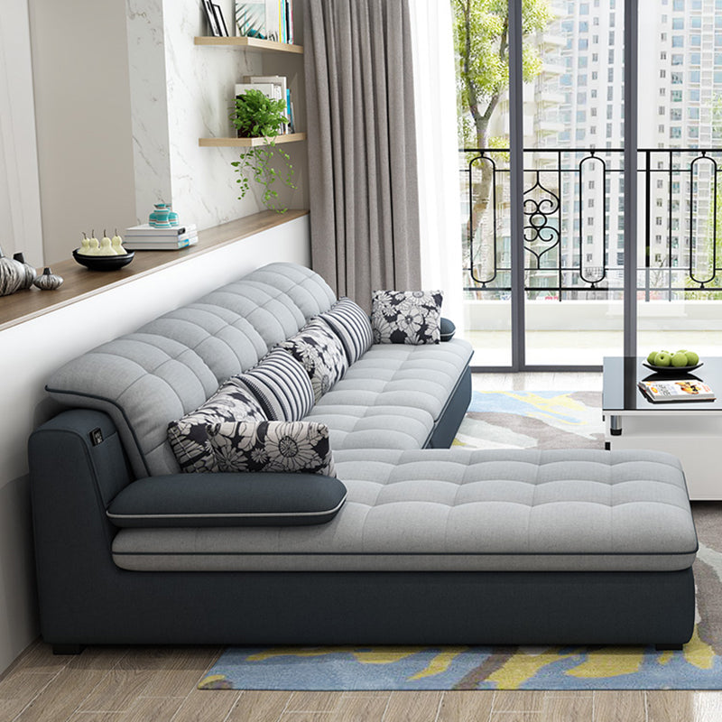 Divano braccio top con cuscino contemporaneo con sacca di backrest regolabile