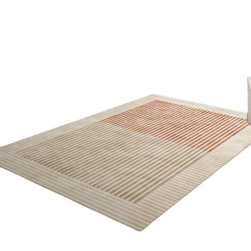 Brown Diamond Teppich Polyester Einfacher Teppich waschbarer Innenteppich für Wohnkultur
