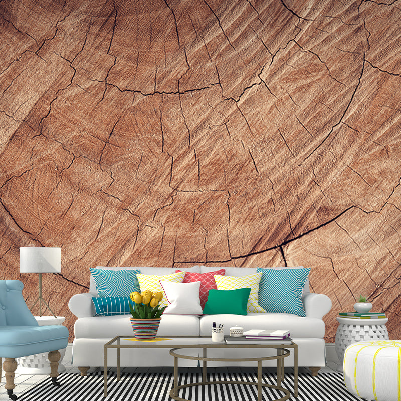 Environmental Wall Mural Wallpaper Wood Texture Living Room Wall Mural