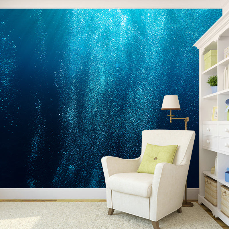 Modern Style Wall Mural Wallpaper Underwater World Bedroom Wall Mural