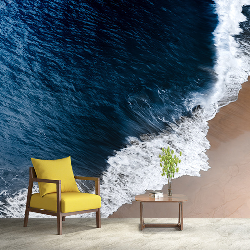 Ocean Mildew Resistant Mural Wallpaper Sleeping Room Wall Mural