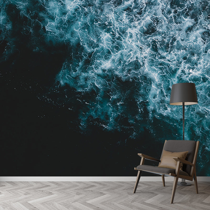 Ocean Mildew Resistant Mural Wallpaper Sleeping Room Wall Mural