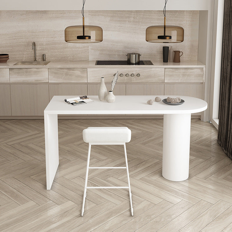 Contemporary Style Bar Counter Table Rectangle Dining Table for Home