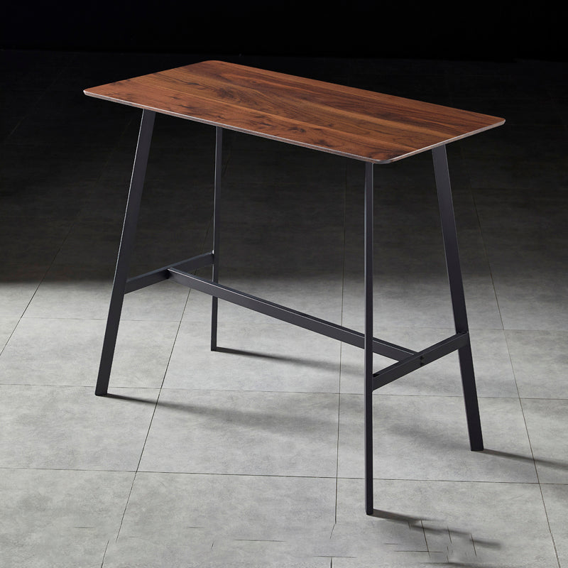 Contemporary Rectangle Bar Counter Table Sintered Stone Dining Table for Restaurant