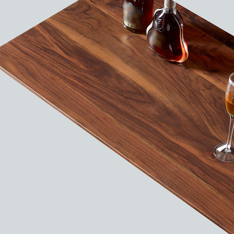 Contemporary Rectangle Bar Counter Table Sintered Stone Dining Table for Restaurant